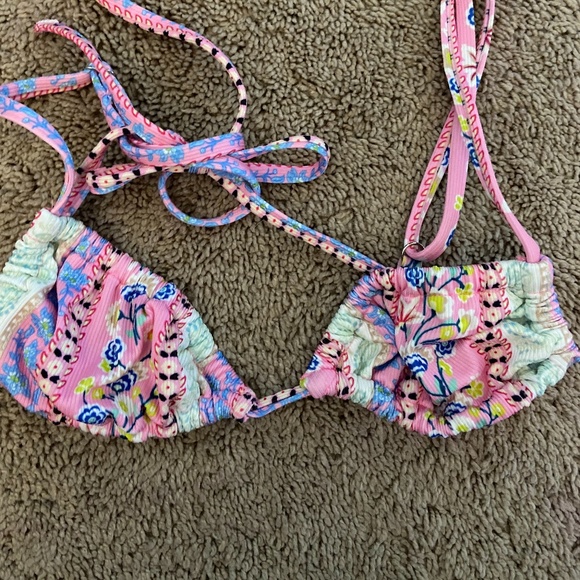 Floral triangle bikini - Picture 1 of 3